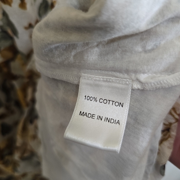 Ivy City Co. Marigold Floral Print Puff Sleeve Midi Dress Size Small Cottagecore - Picture 10 of 11